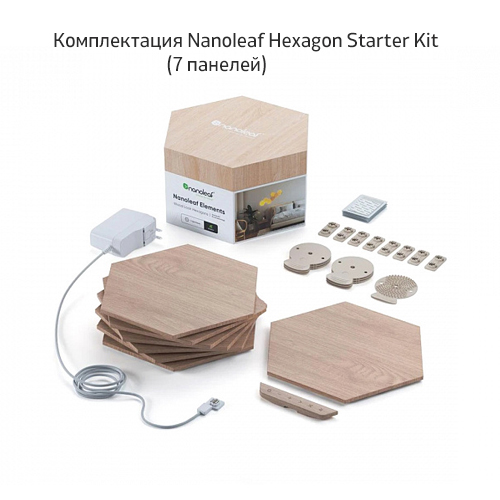 Модульная система освещения. Nanoleaf Elements Hexagon Starter Kit